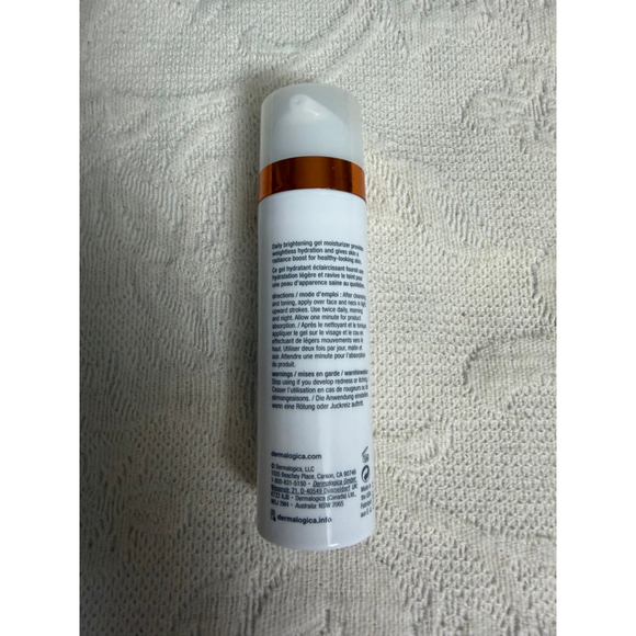 Women's Dermalogica Biolumin-C Gel Moisturizer One Size White Orange - Picture 6 of 8